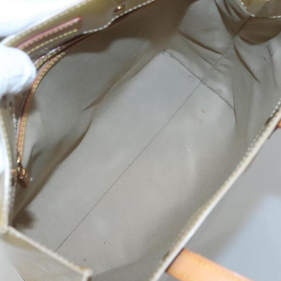 LOUIS VUITTON Monogram Vernis Reade MM Hand Bag Beige M91141 - Picture 11 of 16